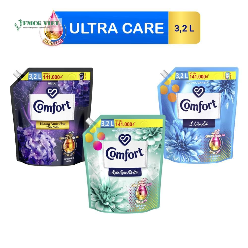 Comfort Fabric Conditioner Pouch 3.2L Intense Care x4 (VN) wholesale product