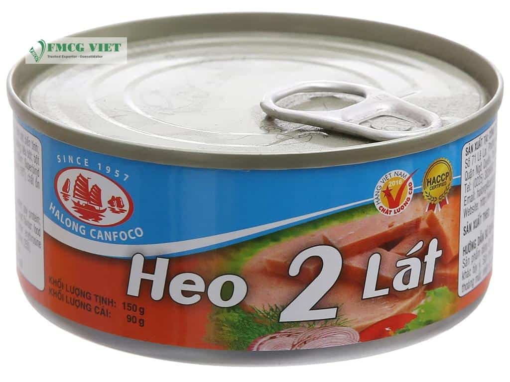 Ha Long Pork Meat 2 Slices Canned Food 150g wholesale product