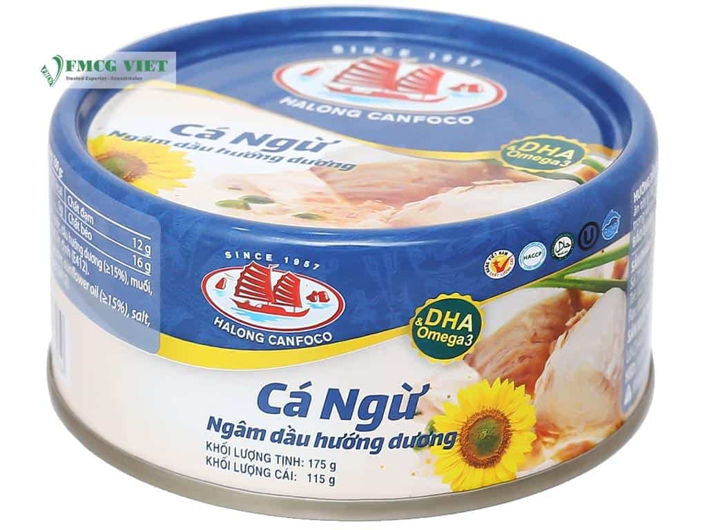 Ha Long Tuna Fish In Sun Flower Oil Canned Food 175g wholesale product