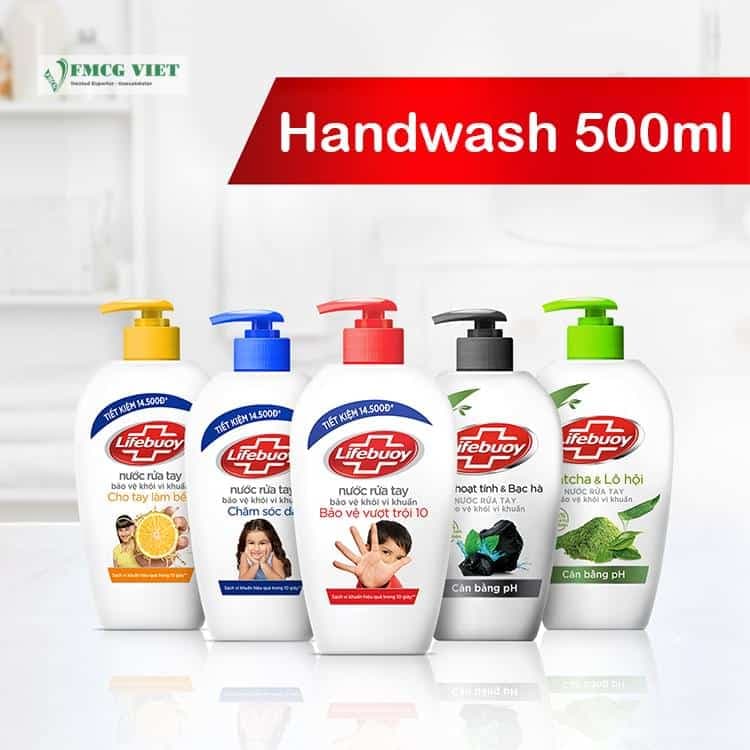 Lifebuoy Hand Wash Bottle 500ml All Variants x12 (VN) wholesale product