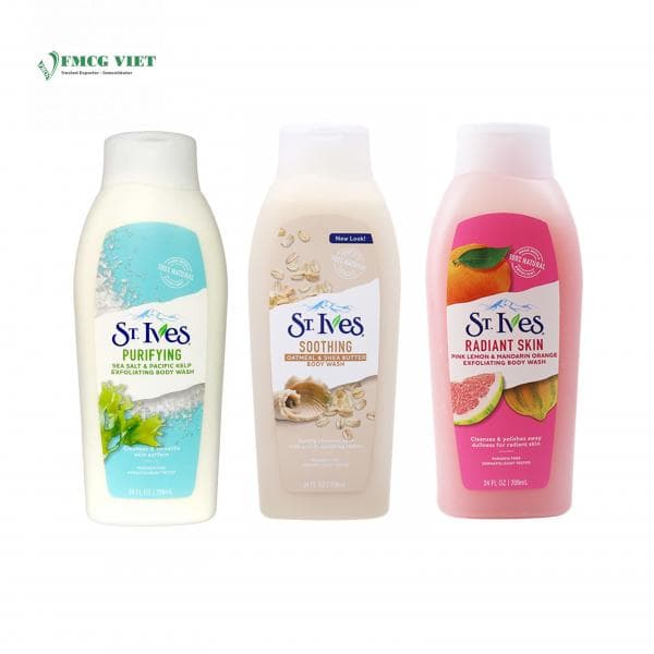 ST. Ives Shower Gel Bottle 400ml All Variants x6 wholesale product