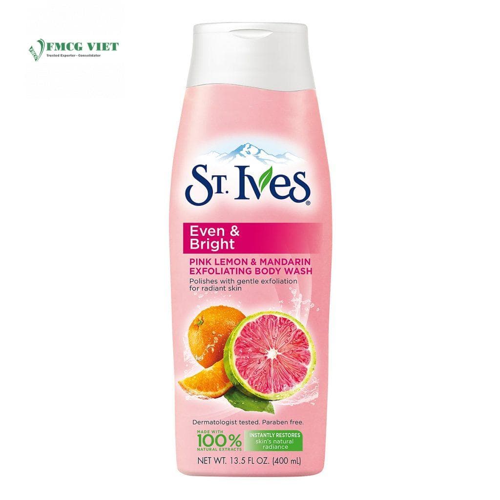 ST.Ives Shower Gel Bottle 400ml Even Bright Pink Lemon x6 wholesale product