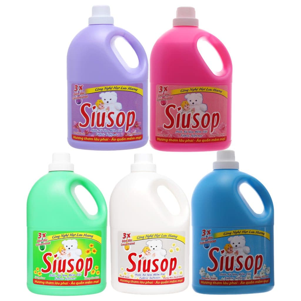 Siusop Fabric Softener Can 3.8kg All Variants x3 wholesale product