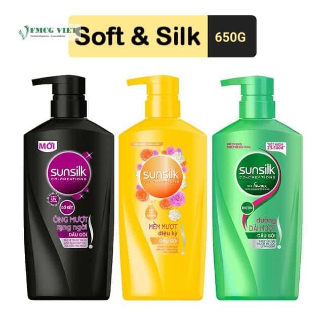 Sunsilk Shampoo Bottle 650ml x12 All Variants (VN) wholesale product