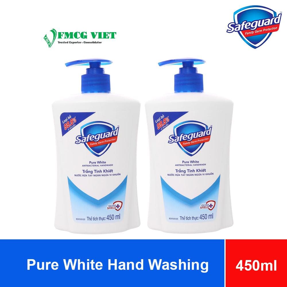 Safeguard Hand Washing Liquid Pure White 450ml x12 Bottles wholesale product