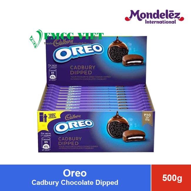 Oreo Cadbury Chocolate Dipped Cake Box 500g x18 wholesale product