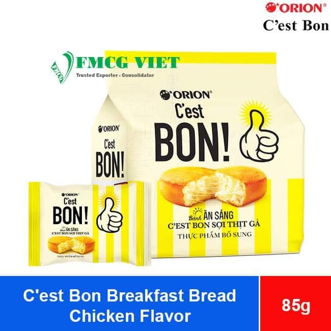 Orion C’est Bon Breakfast Bread Chicken Flavor (17g x 5 Packs) 85g x 20 Bags wholesale product