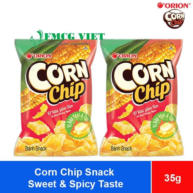 Orion Corn Chip Snack Sweet And Spicy Taste 35g x 80 Bags wholesale product