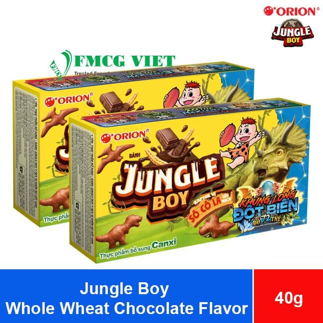 Orion Jungle Boy Whole Wheat Chocolate Flavor 40g x 20 Boxes wholesale product