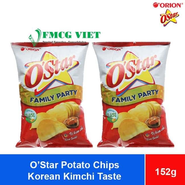 Orion O’Star Potato Chips Snack Korean Kimchi Taste 152g x 20 Bags wholesale product