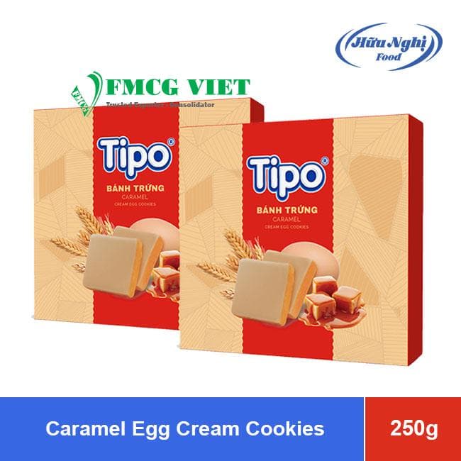 Tipo Caramel Egg Cream 250gr x 10 Boxes wholesale product