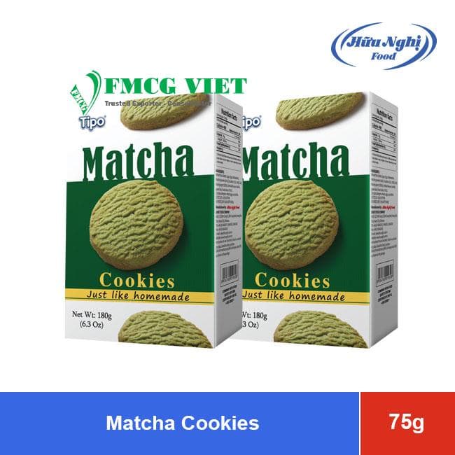 Tipo Matcha Cookies 75gr x 24 Bags wholesale product