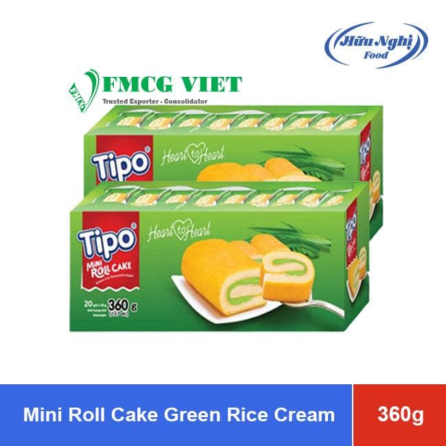 Tipo Mini Roll Cake Green Rice Cream 360g x 12 Boxes wholesale product