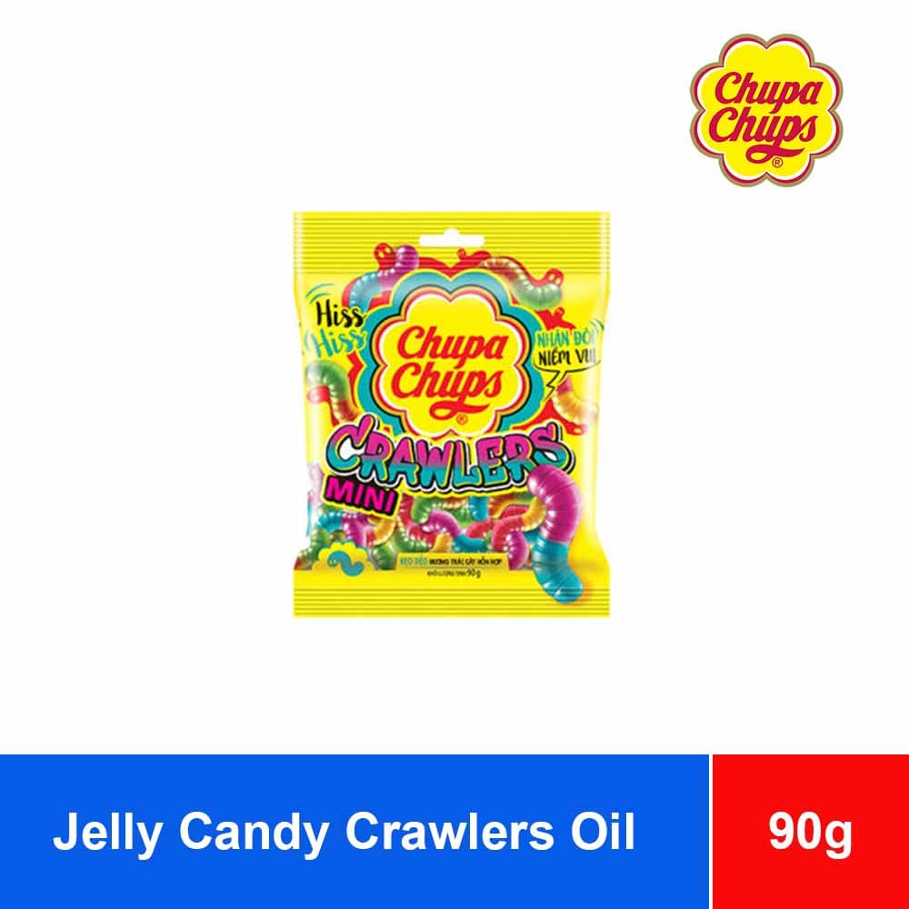 Chupa Chups Jelly Crawlers Oil Mini Fruit 90g x 30 Bags wholesale product