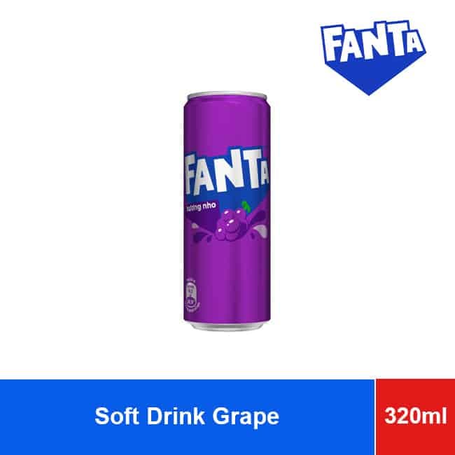 Fanta Grape Soft Drink 320ml x 24 Cans wholesale product
