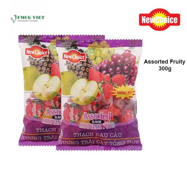 Assorted Mini Fruity Gels (Jelly) 300g x 12 Bags wholesale product