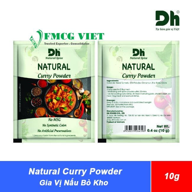 DH Food Natural Curry Powder 10g wholesale product