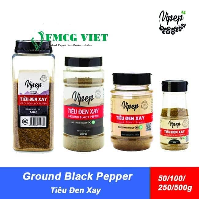 Vipep Ground Black Pepper 50g, 100g, 250g, 500g wholesale product