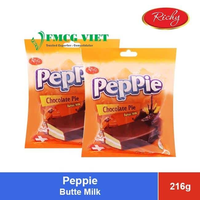 Peppie White Chocolate Pie Orange Butter Milk 216g x 20 Bags wholesale product