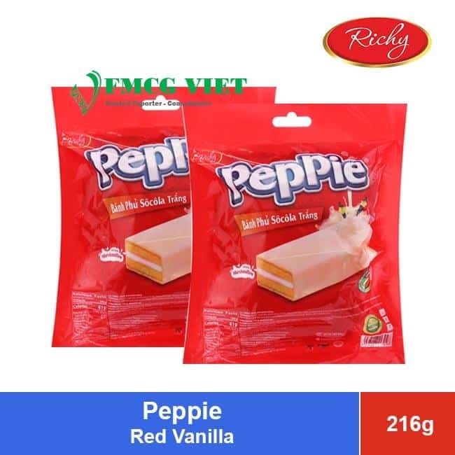 Peppie White Chocolate Pie Red Vanilla 216g x 20 Bags wholesale product