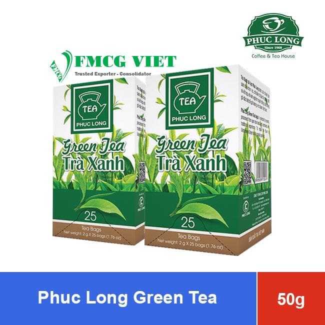 Phuc Long Green Tea 2g x 25 Packs wholesale product