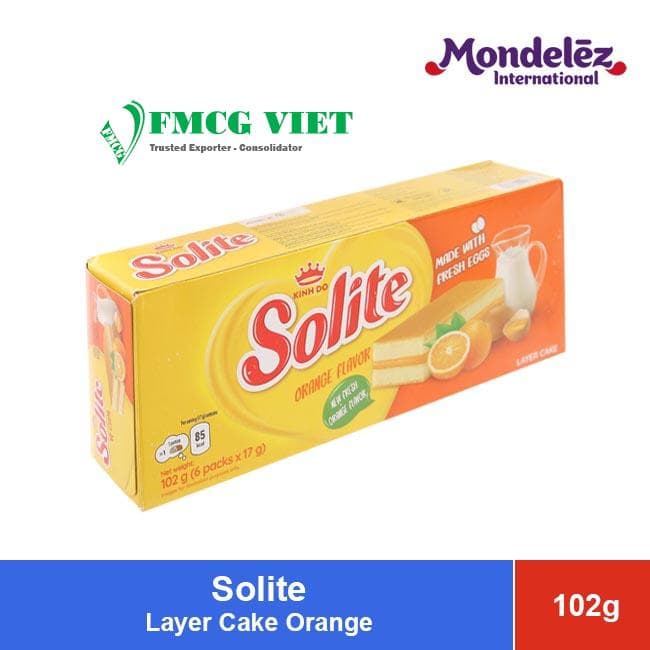 Solite Layer Cake Orange 102g x 12 Boxes wholesale product
