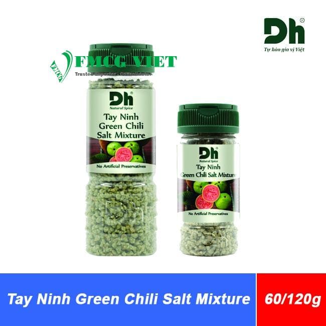 DH Food Tay Ninh Green Chili Salt Mixture 60g, 120g wholesale product