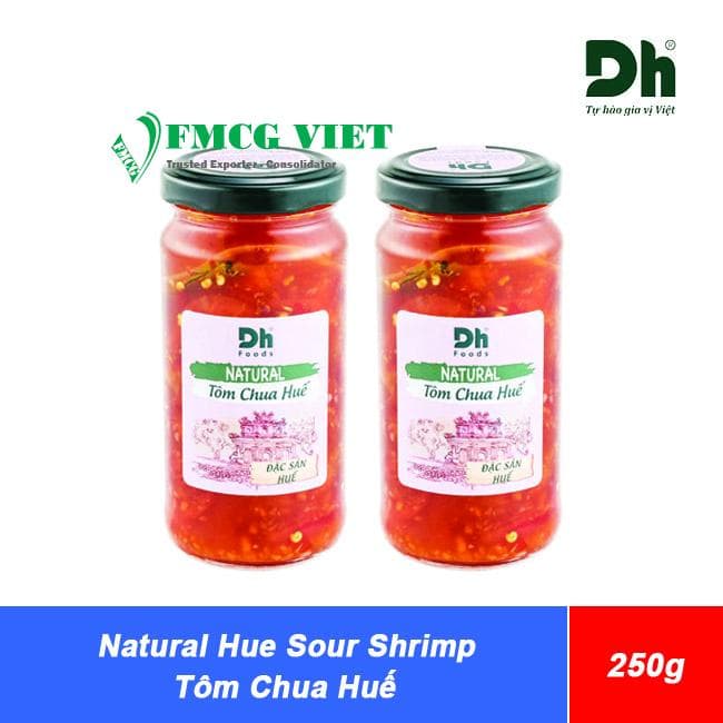 DH Food Natural Hue Sour Shrimp 250g (Tôm Chua Huế) wholesale product