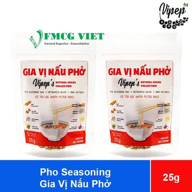 Vipep Pho Seasoning 25g x 20 Bags (Gia Vị Nấu Phở) wholesale product