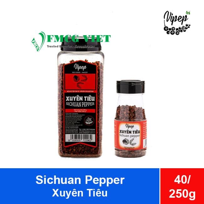 Vipep Sichuan Pepper 40g, 250g (Xuyên Tiêu) wholesale product