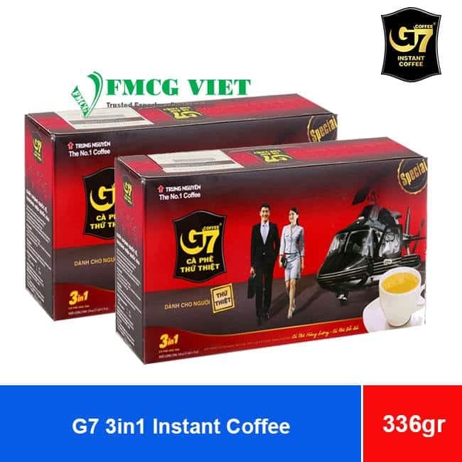 Trung Nguyen G7 3in1 Instant Coffee (15 sachets x 16g) 336g x 24 Boxes wholesale product