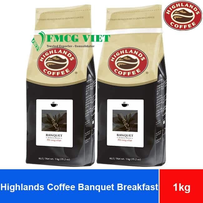 Highlands Coffee Banquet Breakfast Blend 1kg x15 Bags wholesale product