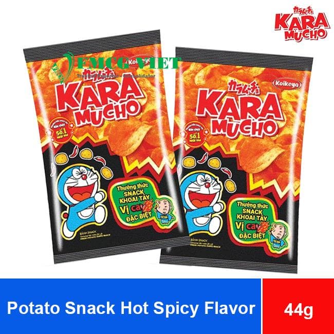 Koikeya Karamucho Potato Snack Hot Spicy Flavor 44g x 60 Bags wholesale product