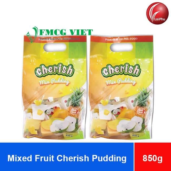Lai Phu Cherish Pudding Mixed Fruit 850g x 12 Bags wholesale product
