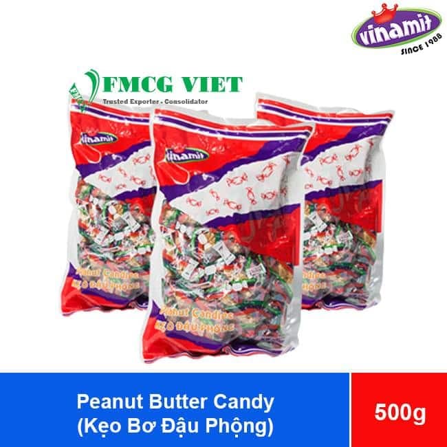 Vinamit Peanut Butter Candy 500g x 20 Bags wholesale product