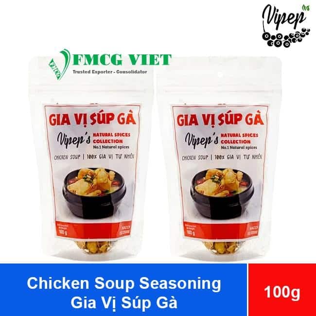Vipep Chicken Soup Seasoning 100g x 10 Bags (Gia Vị Súp Gà) wholesale product