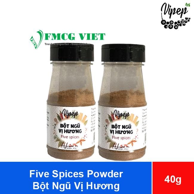Vipep Five Spices Powder 40g x 24 Jars (Bột Ngũ Vị Hương) wholesale product
