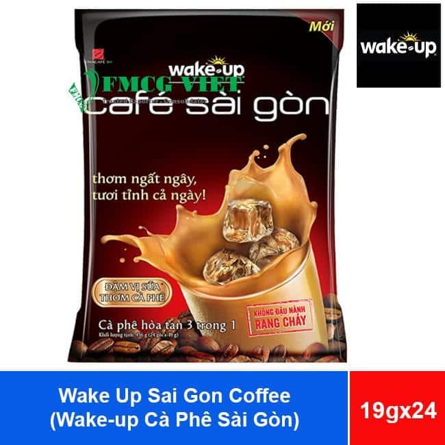 Wake Up Sai Gon Coffee 19gr x24 packs (Cà Phê Sài Gòn Wake Up) wholesale product
