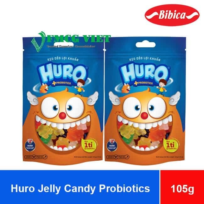 Bibica Huro Jelly Candy Probiotics 105g x 80 Bags wholesale product