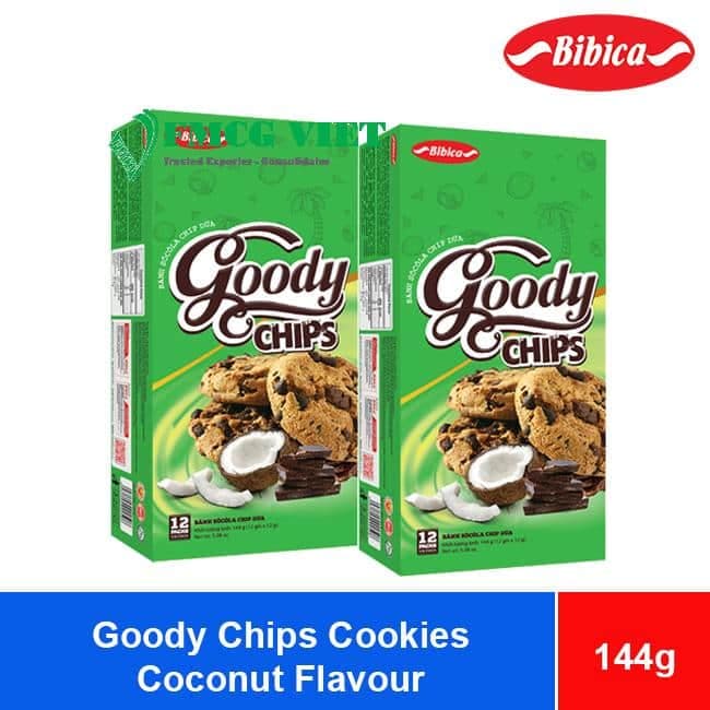 Bibica Goody Chips Coconut Flavour Cookies 144g x 20 Boxes wholesale product