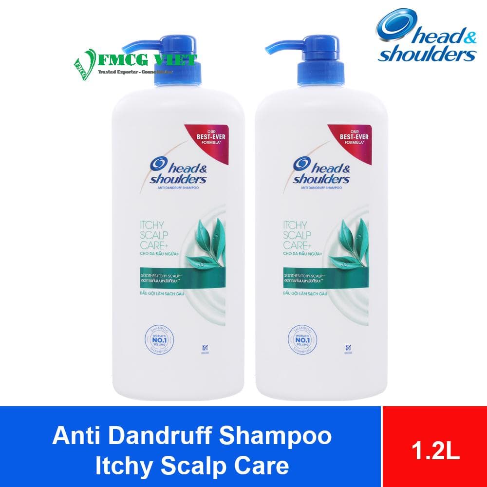 Head & Shoulders Anti Dandruff Shampoo Itchy Scalp Care 1.2L x 6 Bottles wholesale product
