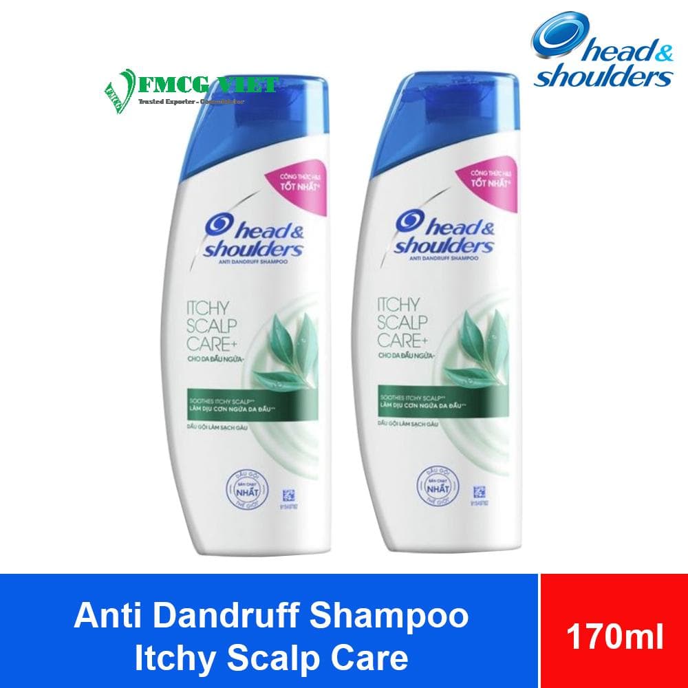 Head & Shoulders Anti Dandruff Shampoo Itchy Scalp Care 170ml x 24 Bottles wholesale product