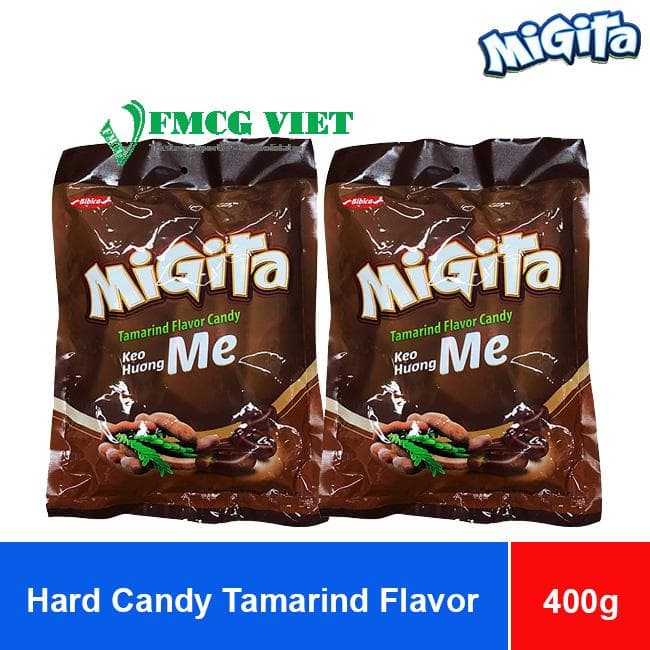 Bibica Migita Hard Candy Tamarind Flavor 400g x 20 Bags wholesale product