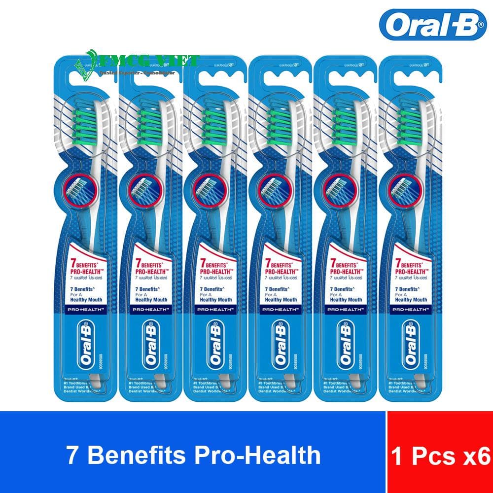 Oral-B Toothbrush 7 Benefits Pro-Health – Pack of 1 x6 Sheets x16 wholesale product