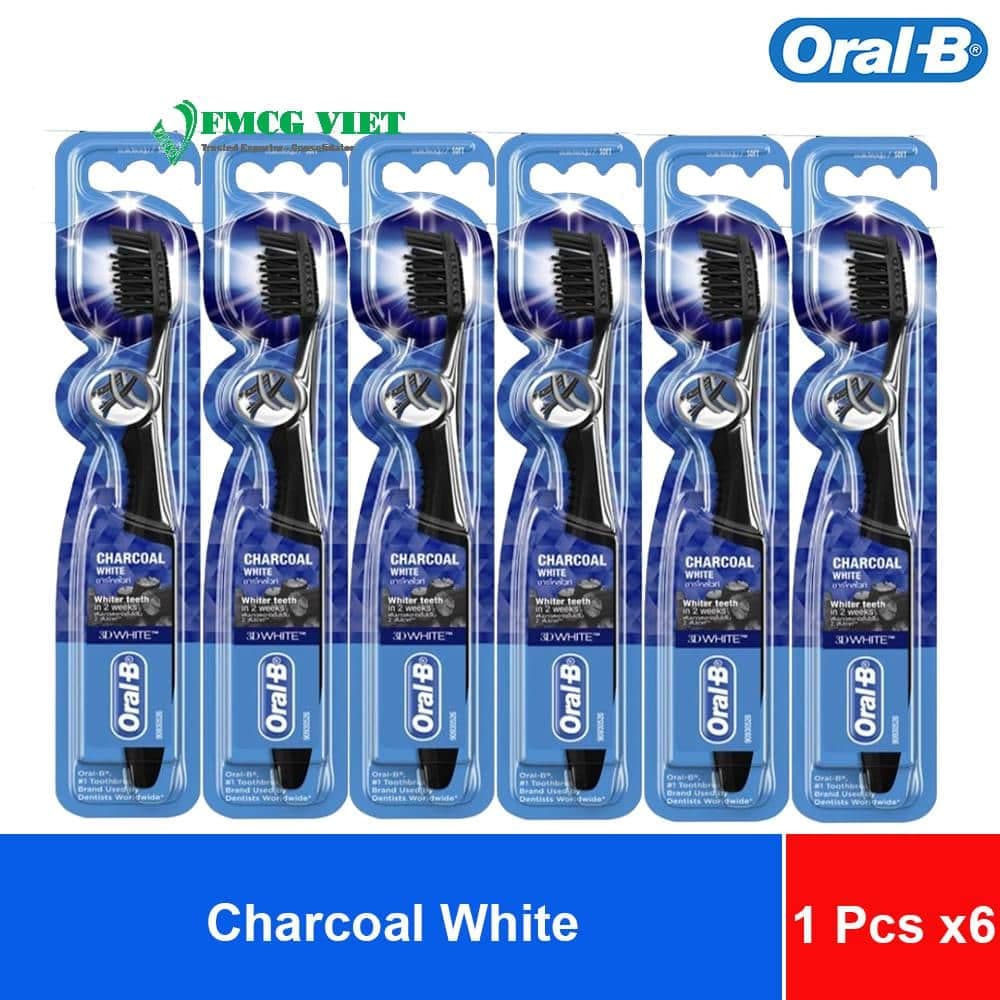 Oral-B Toothbrush Charcoal White – Pack of 1 x6 Sheets x16 wholesale product