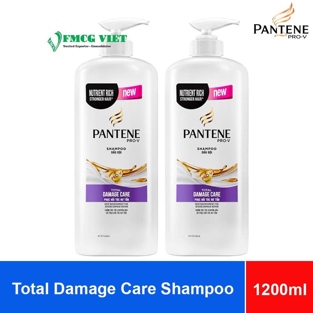 Pantene Shampoo Total Damage Care 1200ml x6 Bottles wholesale product