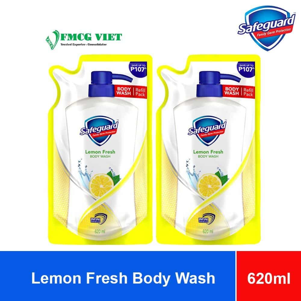 Safeguard Body Wash Lemon Fresh 620ml x 6 Pouches wholesale product