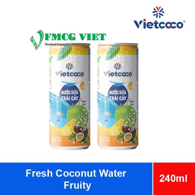 Vietcoco Fresh Coconut Water Fruity 240ml wholesale product