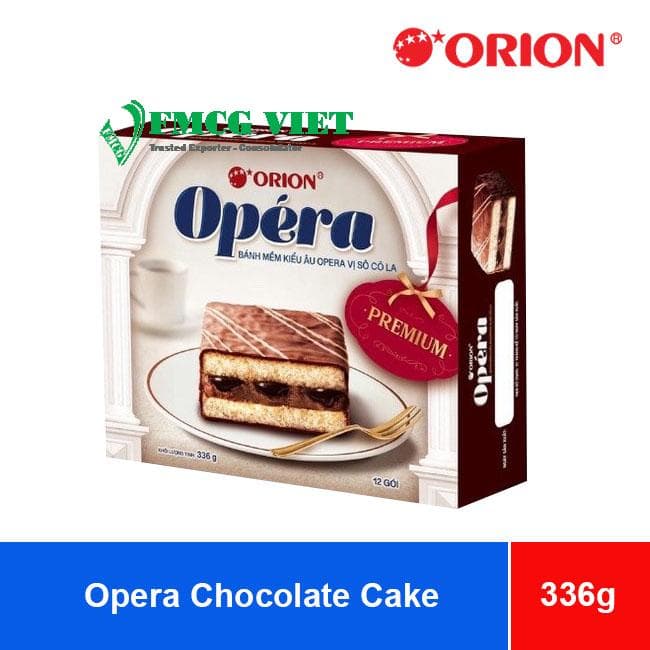 Orion Opera Chocolate Cake 336g x 12 Boxes – Premium Quality wholesale product
