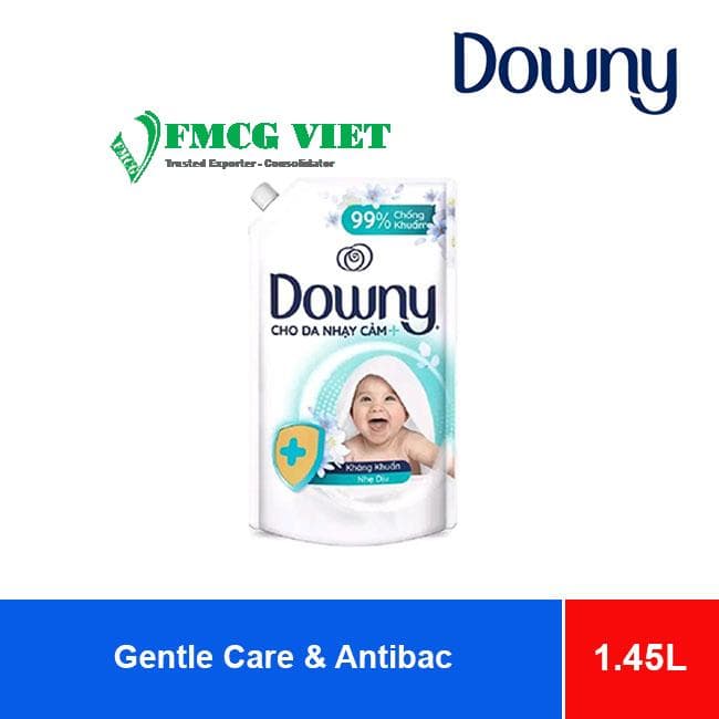Downy Fabric Softener Gentle Care and Antibac 1.45L x 9 Pouches wholesale product
